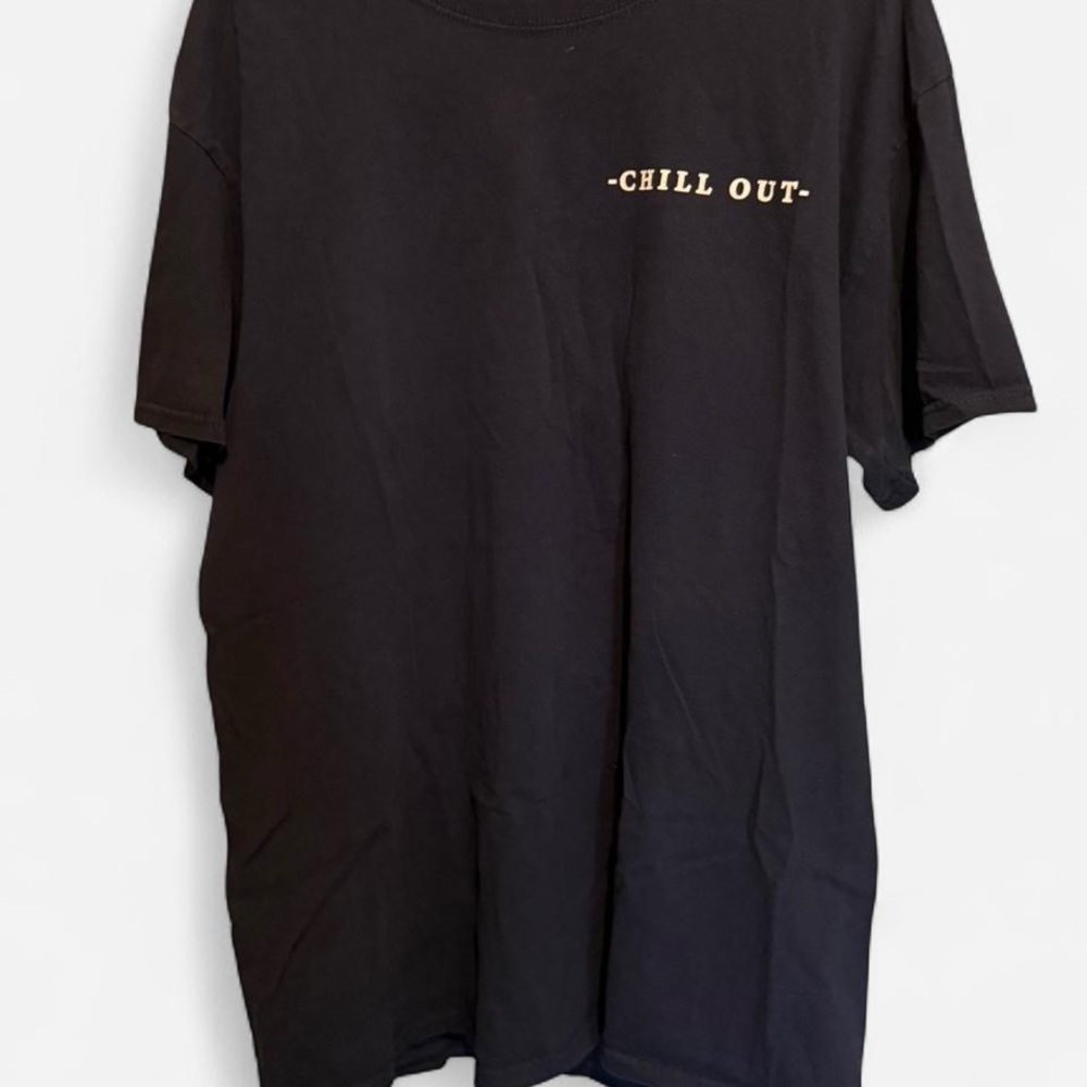 Chill Out Casual Navy Tee